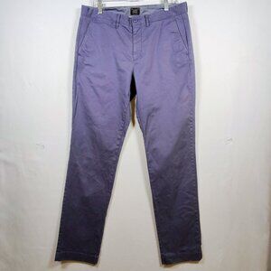 J. Crew Stretch Men's Size 32 Gray 770 Straight Pants